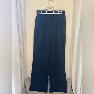 Abercrombie & Fitch Black Wide Leg Pants
